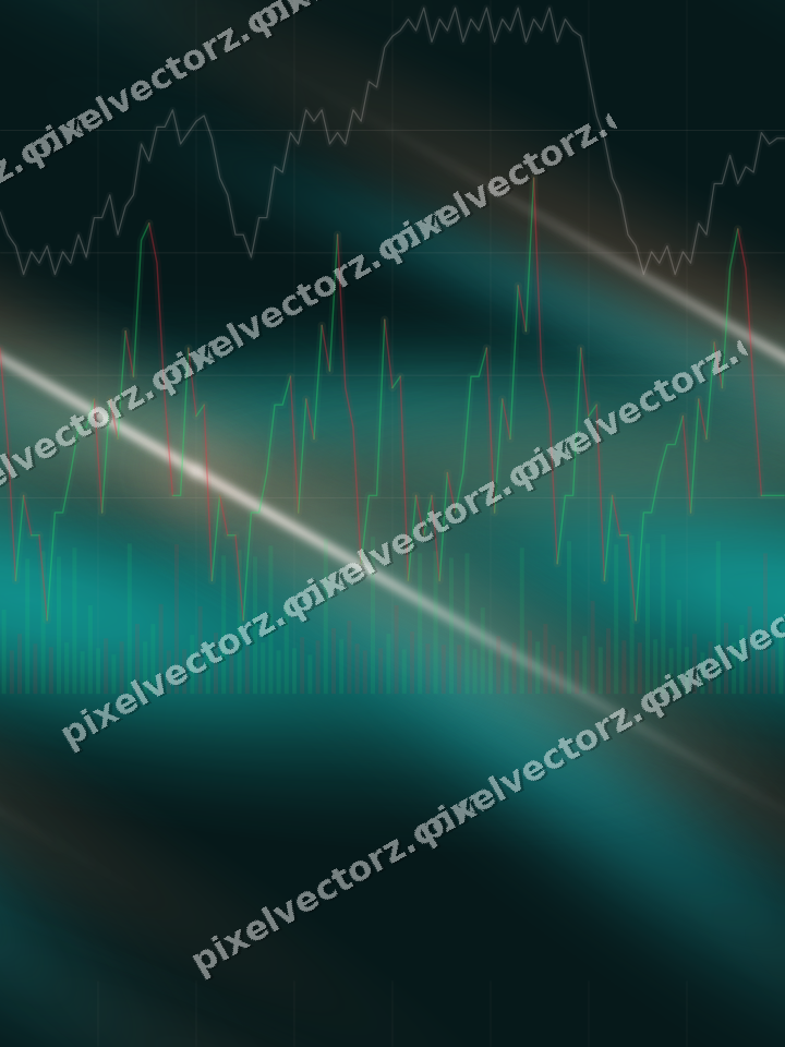 Nahtloser Neon Diagramm Hintergrund in Orange und Petrol