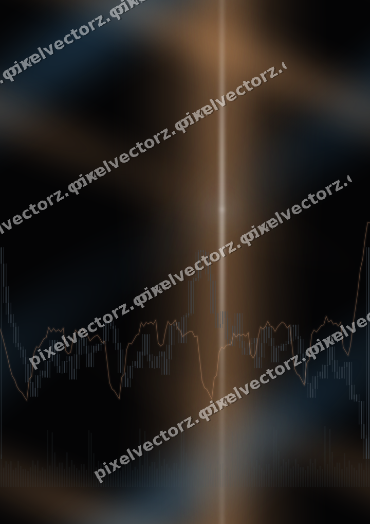 Nahtloser Neon Diagramm Hintergrund in Blau und Orange