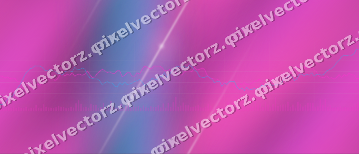 Nahtloser Neon Diagramm Hintergrund in Magenta und Violett