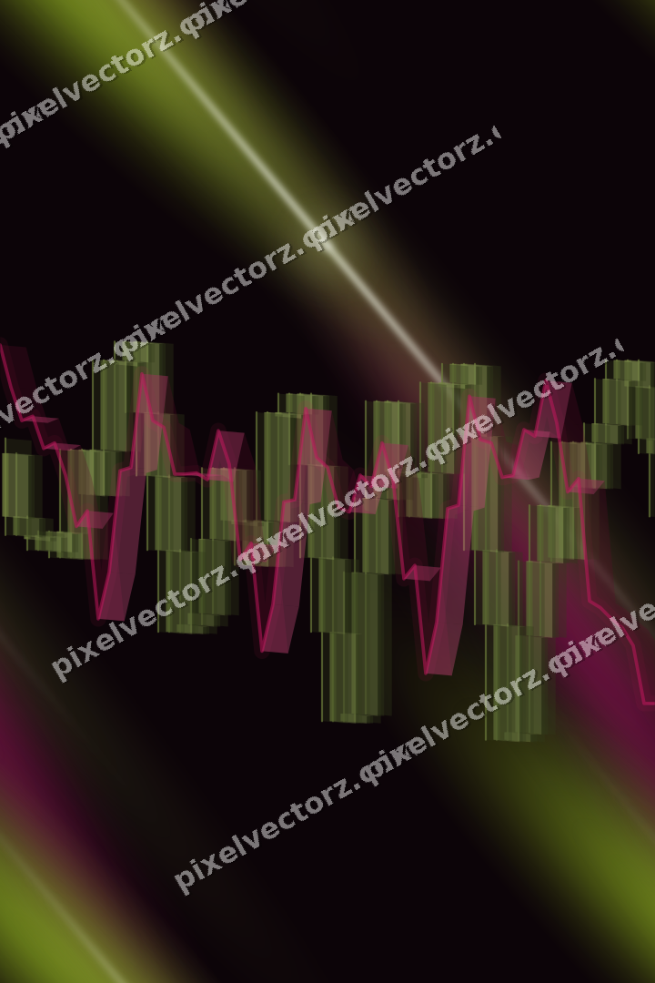 Nahtloser Neon Diagramm Hintergrund in Limette und Rosa