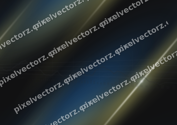 Nahtloser Neon Diagramm Hintergrund in Blau und Gelb