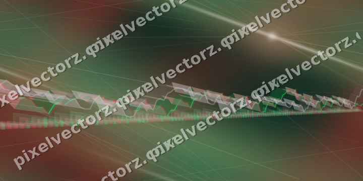 Nahtloser Neon Diagramm Hintergrund in Rot und Grün