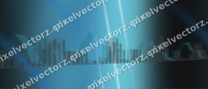 Nahtloser Neon Diagramm Hintergrund in Blau und Petrol