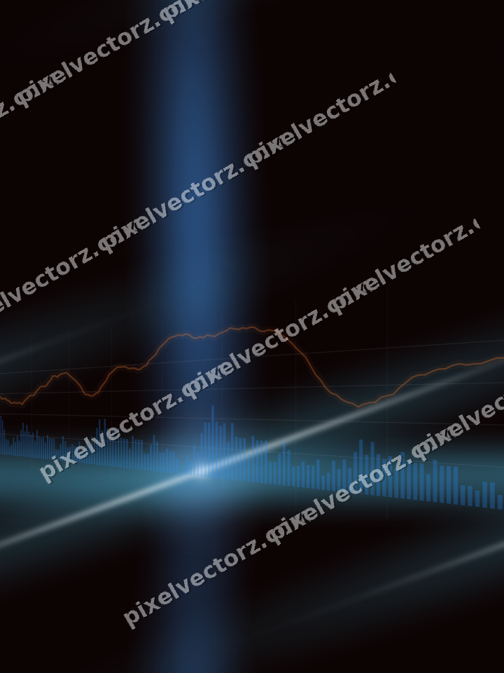 Nahtloser Neon Diagramm Hintergrund in Blau und Rot