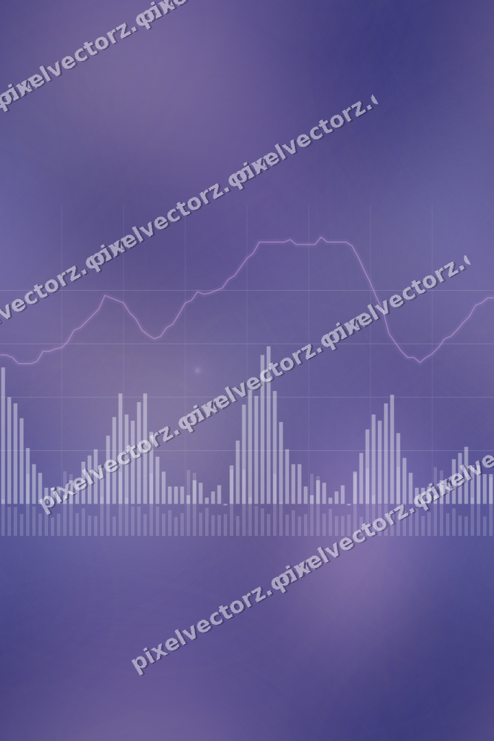 Nahtloser Neon Diagramm Hintergrund in Violett und Blau