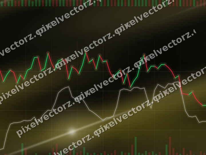 Nahtloser Neon Diagramm Hintergrund in Bernstein und Gelb