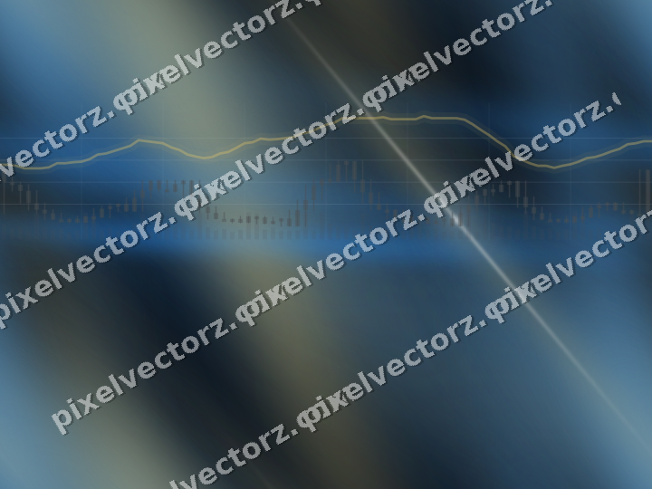 Nahtloser Neon Diagramm Hintergrund in Blau und Bernstein