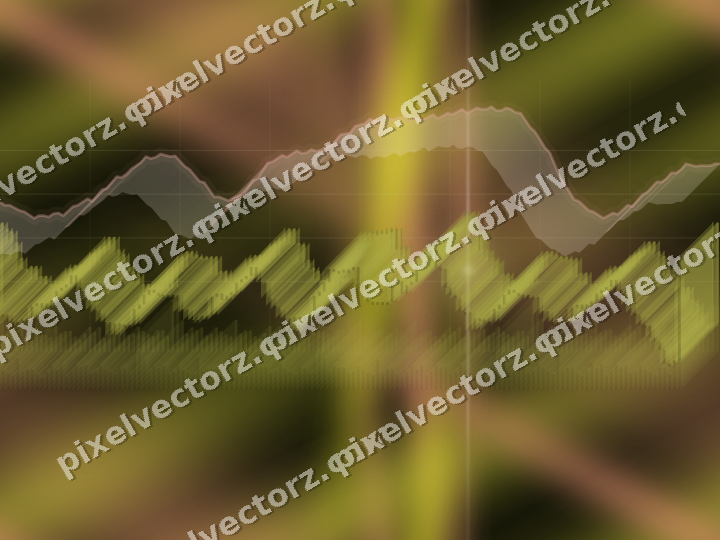 Nahtloser Neon Diagramm Hintergrund in Gelb und Rot
