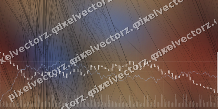 Nahtloser Neon Diagramm Hintergrund in Blau und Rot
