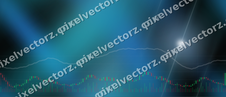 Nahtloser Neon Diagramm Hintergrund in Blau und Petrol