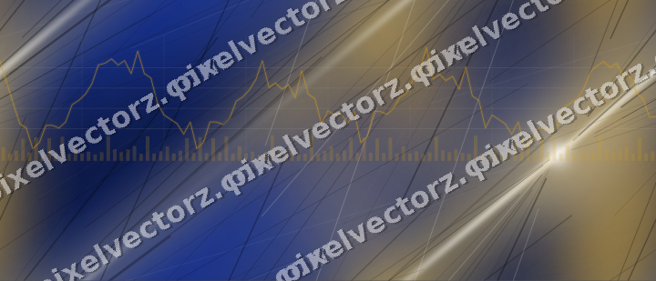 Nahtloser Neon Diagramm Hintergrund in Bernstein und Blau