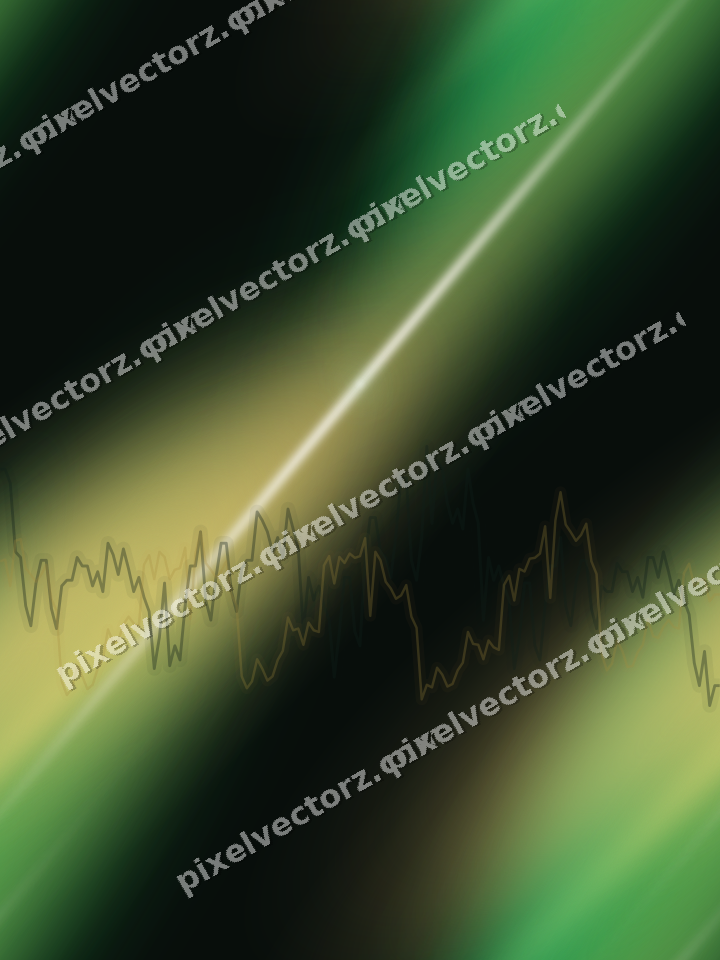 Nahtloser Neon Diagramm Hintergrund in Grün und Bernstein
