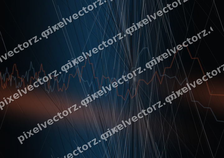 Nahtloser Neon Diagramm Hintergrund in Orange und Türkis