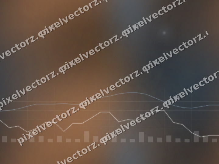 Nahtloser Neon Diagramm Hintergrund in Blau und Orange