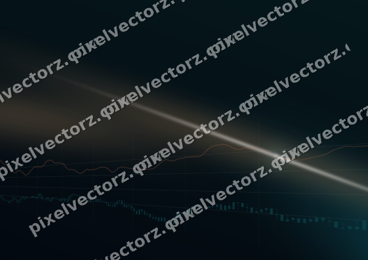 Leuchtender Neon Diagramm Hintergrund in Petrol und Orange