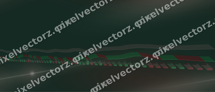 Nahtloser Neon Diagramm Hintergrund in Dunkelrot und Dunkelgrün