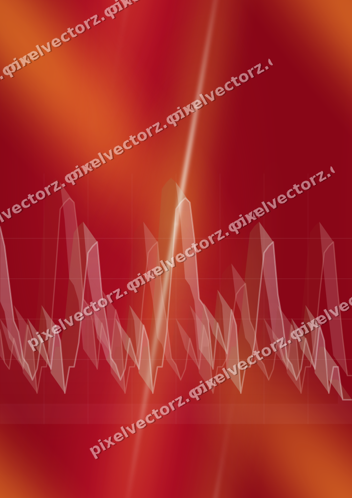 Nahtloser Neon Diagramm Hintergrund in Orange und Bernstein