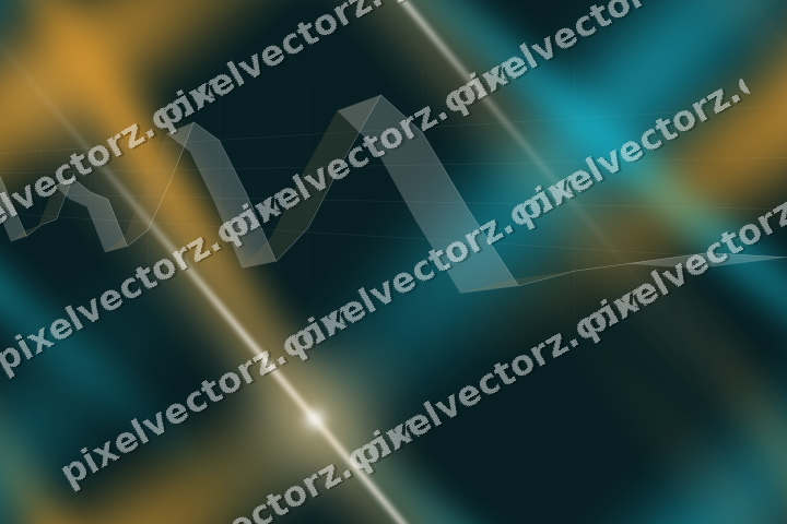 Nahtloser Neon Diagramm Hintergrund in Bernstein und Petrol