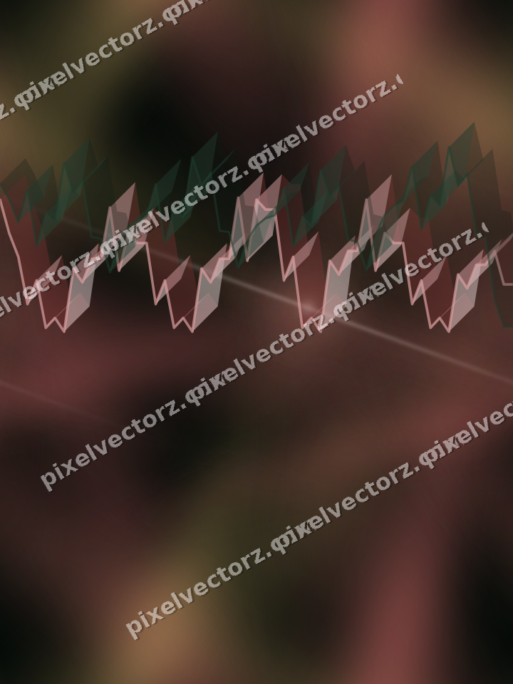 Nahtloser Neon Diagramm Hintergrund in Rot und Grün