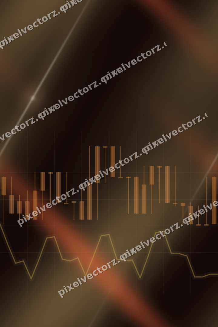 Nahtloser Neon Diagramm Hintergrund in Orange und Bernstein