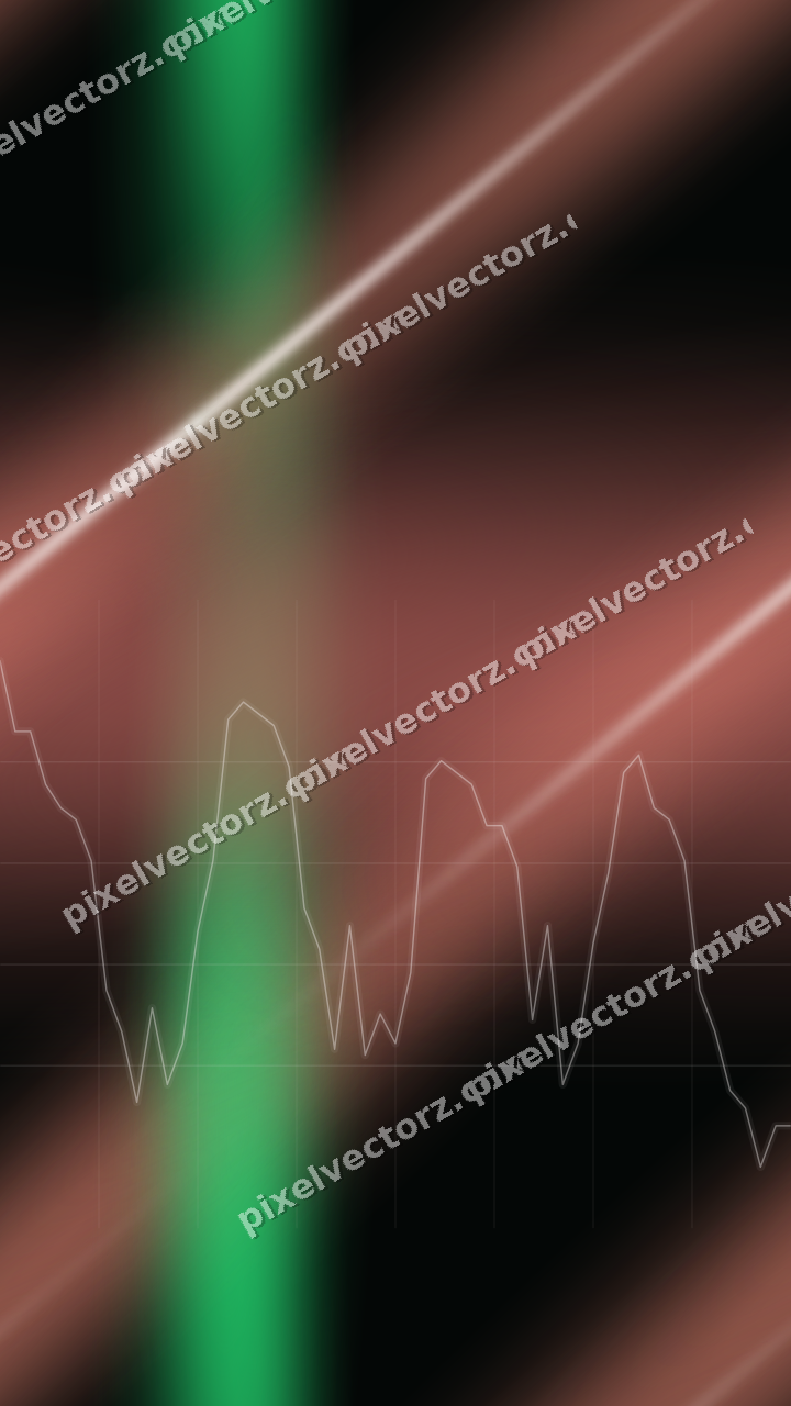 Nahtloser Neon Diagramm Hintergrund in Grün und Rot