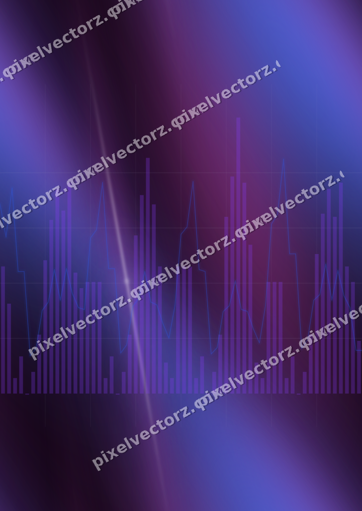 Nahtloser Neon Diagramm Hintergrund in Violett und Blau