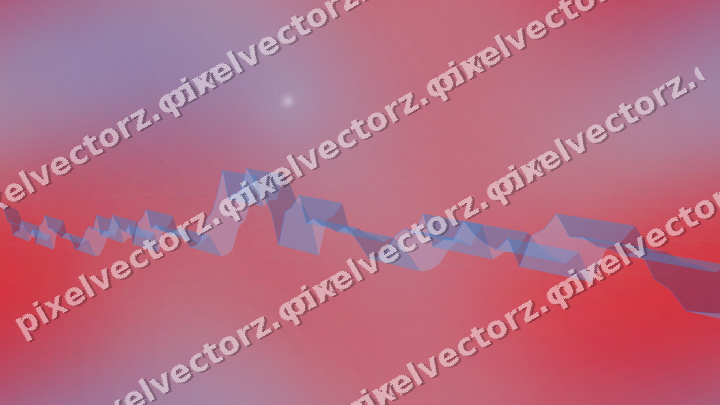 Nahtloser Neon Diagramm Hintergrund in Blau und Rot