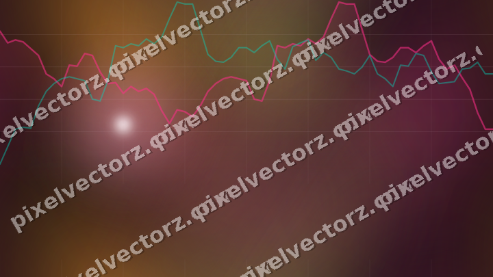 Nahtloser Neon Diagramm Hintergrund in Rosa und Orange