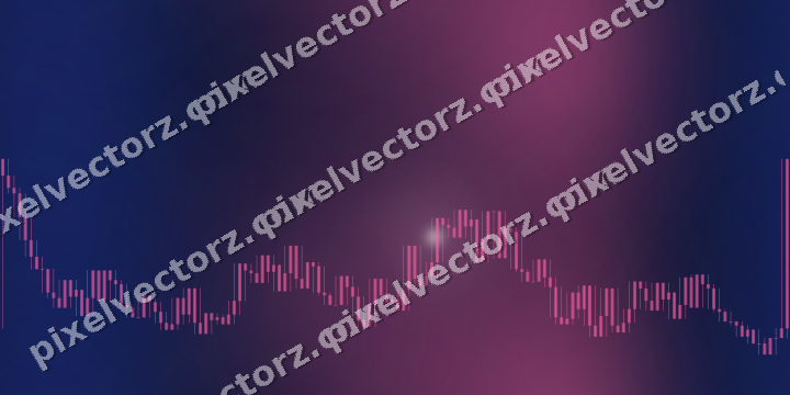 Nahtloser Neon Diagramm Hintergrund in Rosa und Blau