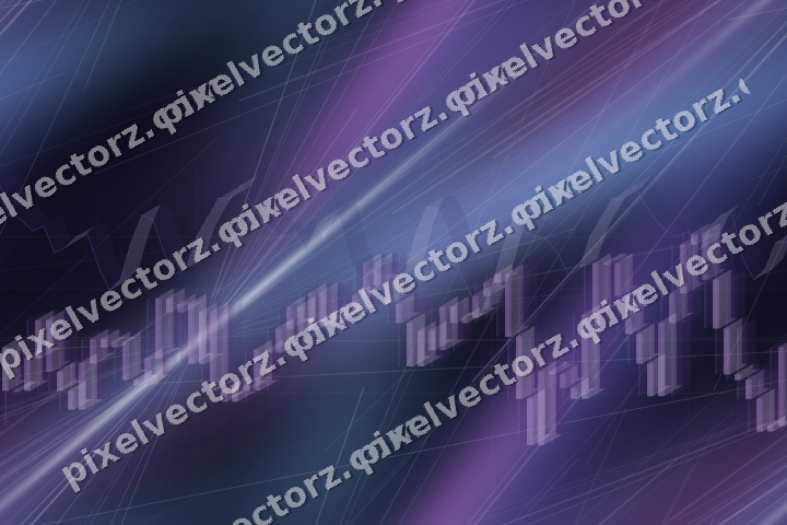 Nahtloser Neon Diagramm Hintergrund in Violett und Blau