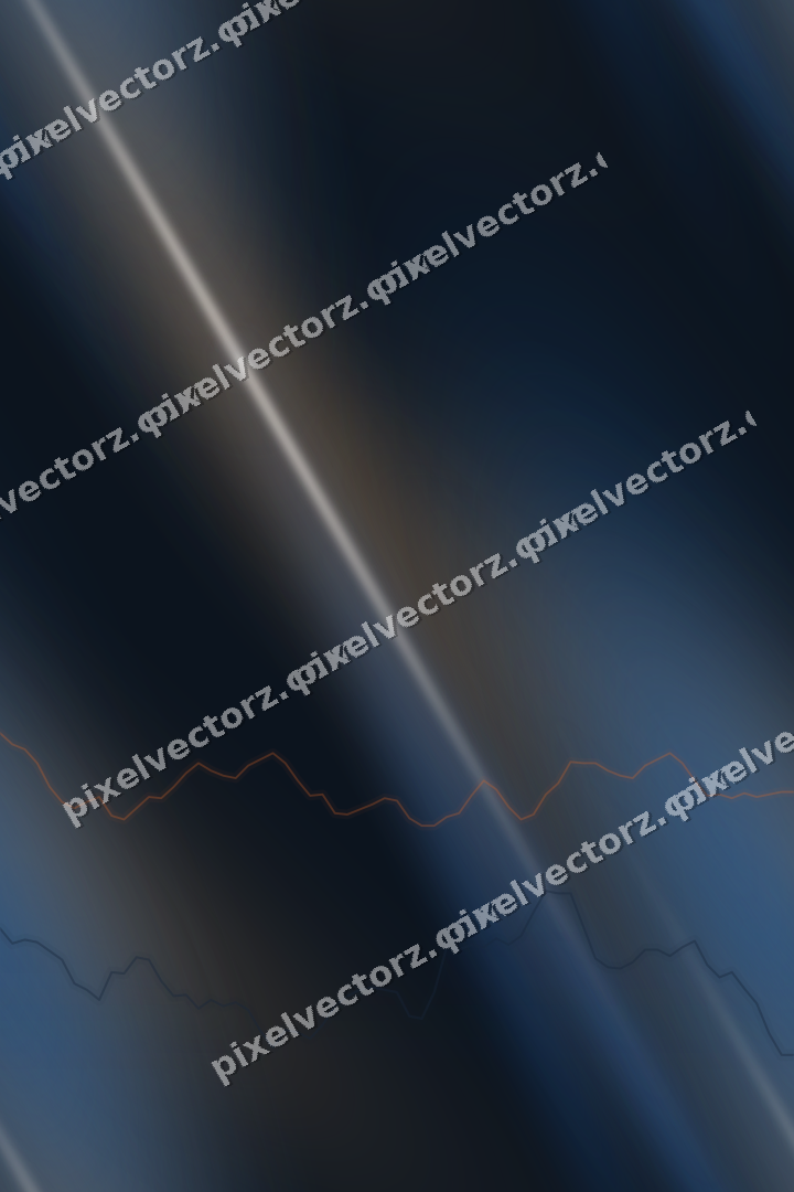 Nahtloser Neon Diagramm Hintergrund in Blau und Orange