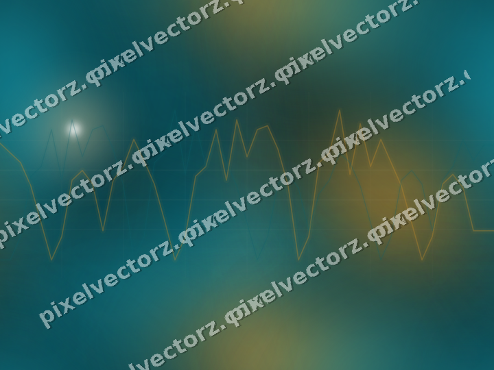 Nahtloser Neon Diagramm Hintergrund in Bernstein und Petrol