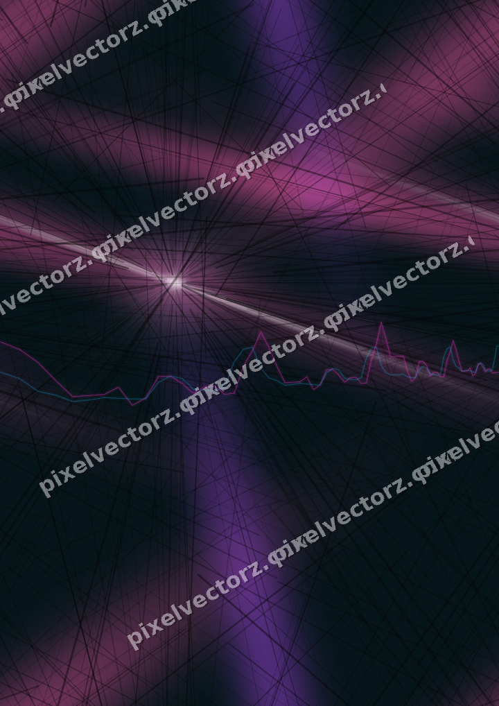 Nahtloser Neon Diagramm Hintergrund in Magenta und Violett