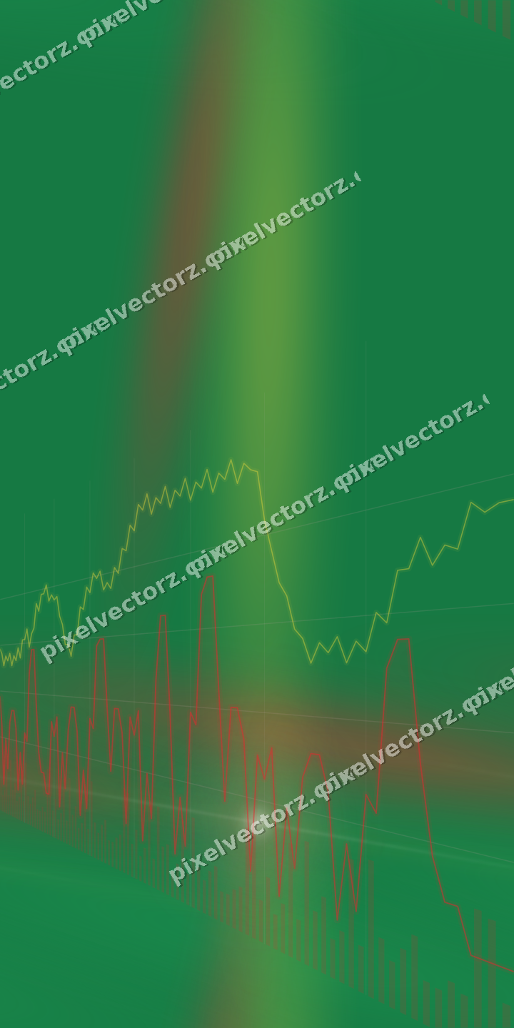 Nahtloser Neon Diagramm Hintergrund in Rot und Orange
