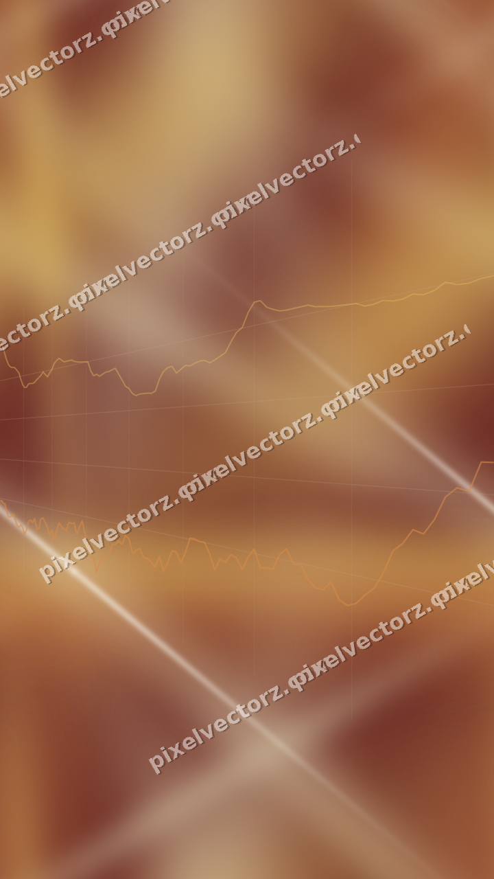 Nahtloser Neon Diagramm Hintergrund in Orange und Bernstein