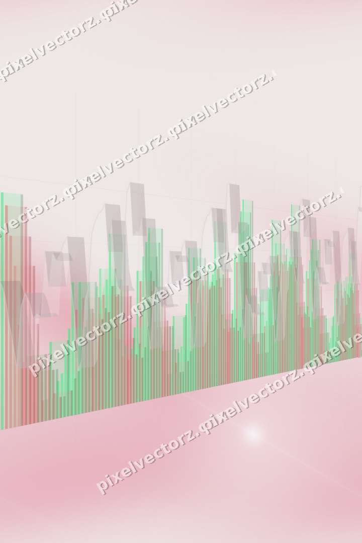 Nahtloser Pastell Diagramm Hintergrund in Blassrosa und Blassrot