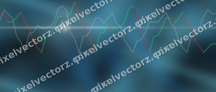 Nahtloser Neon Diagramm Hintergrund in Blau und Petrol