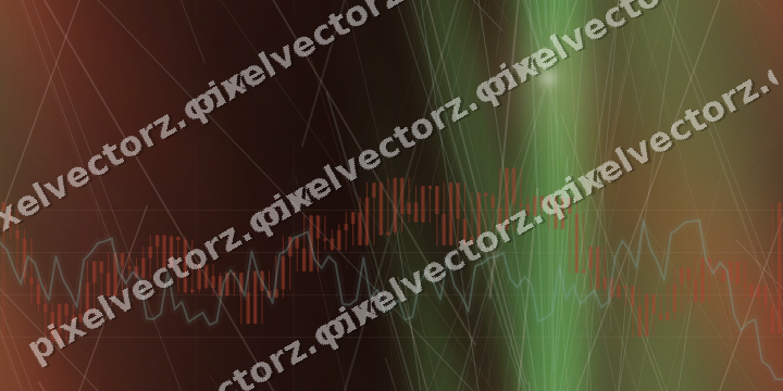 Nahtloser Neon Diagramm Hintergrund in Rot und Orange