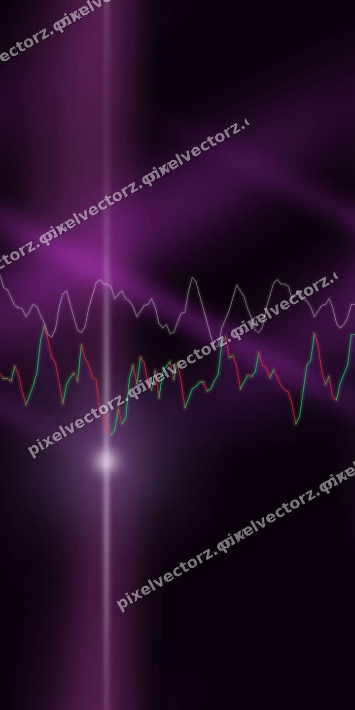 Nahtloser Neon Diagramm Hintergrund in Violett und Blau