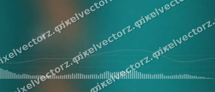 Nahtloser Neon Diagramm Hintergrund in Orange und Petrol