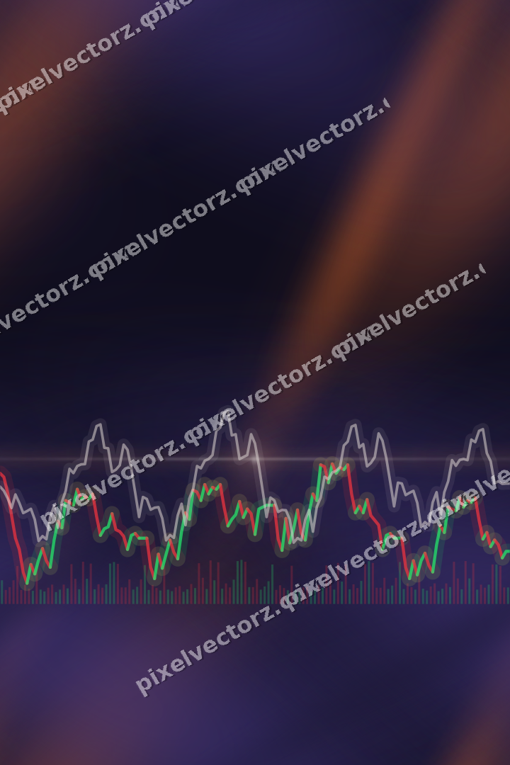 Nahtloser Neon Diagramm Hintergrund in Orange und Blau