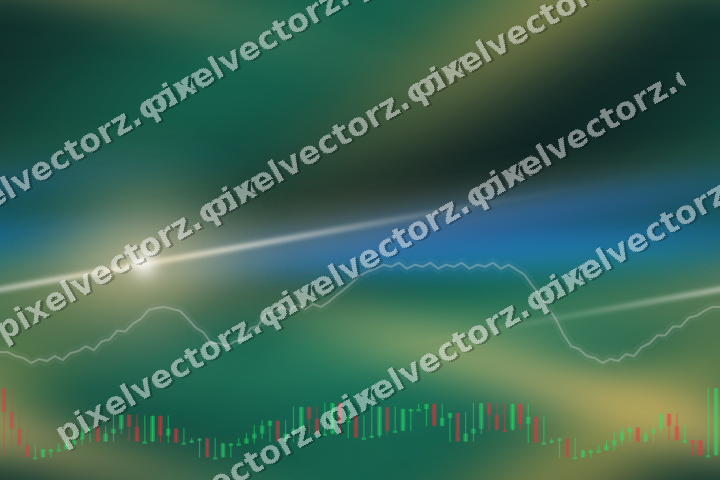 Nahtloser Neon Diagramm Hintergrund in Bernstein und Grün