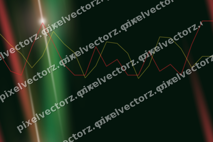 Nahtloser Neon Diagramm Hintergrund in Rot und Orange