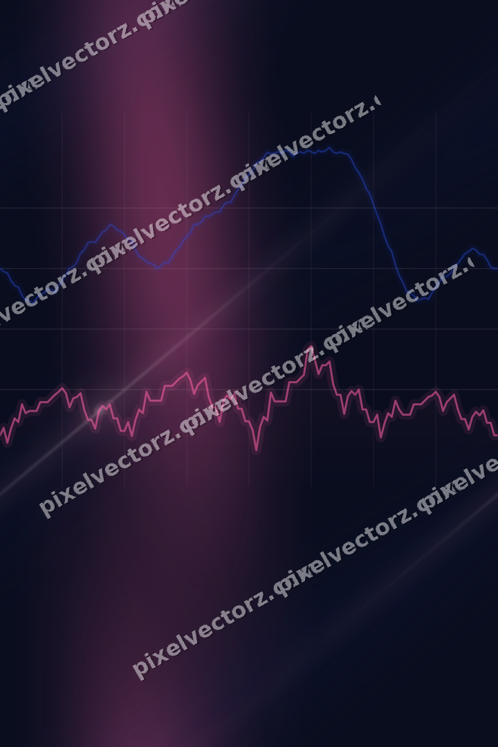 Nahtloser Neon Diagramm Hintergrund in Rosa und Blau