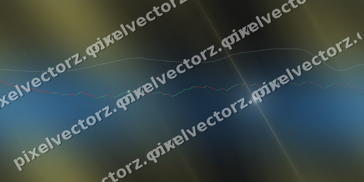 Nahtloser Neon Diagramm Hintergrund in Blau und Gelb