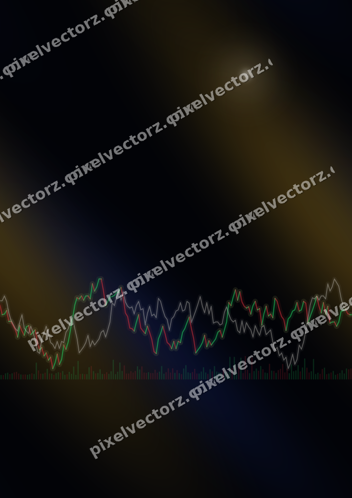 Nahtloser Neon Diagramm Hintergrund in Bernstein und Blau