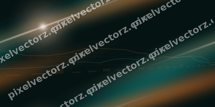 Nahtloser Neon Diagramm Hintergrund in Orange und Petrol