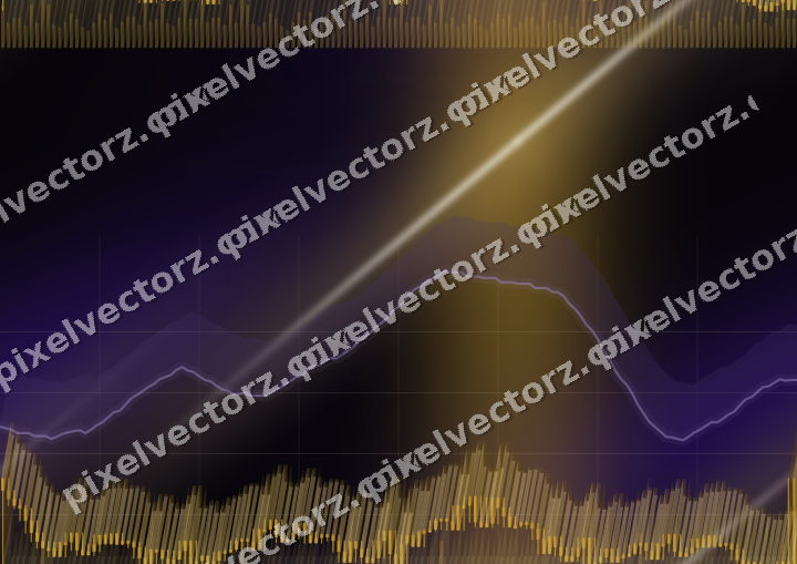 Nahtloser Neon Diagramm Hintergrund in Bernstein und Violett