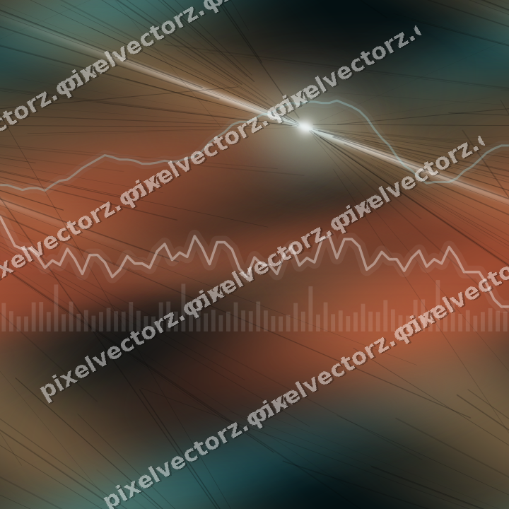 Nahtloser Neon Diagramm Hintergrund in Petrol und Orange