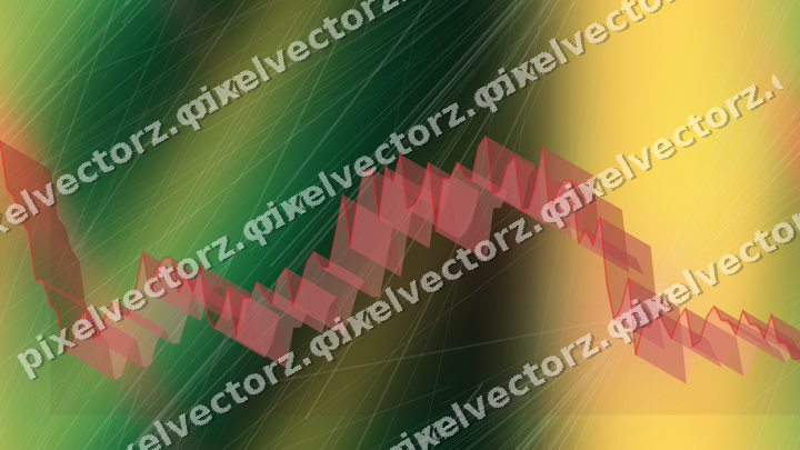 Nahtloser Neon Diagramm Hintergrund in Rot und Orange